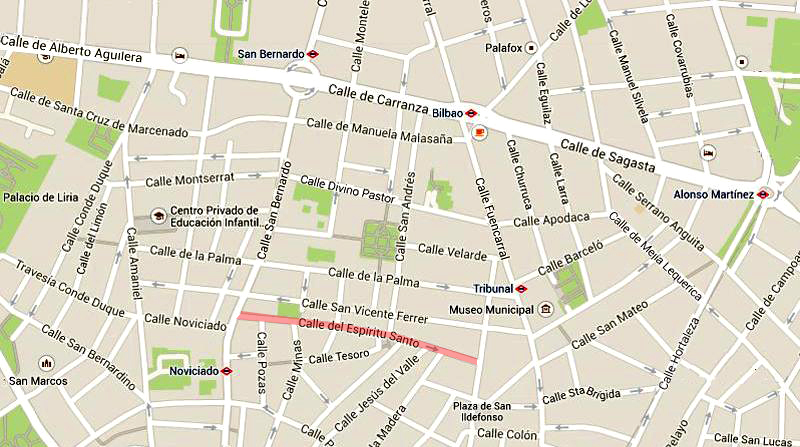 Calle del Espíritu Santo